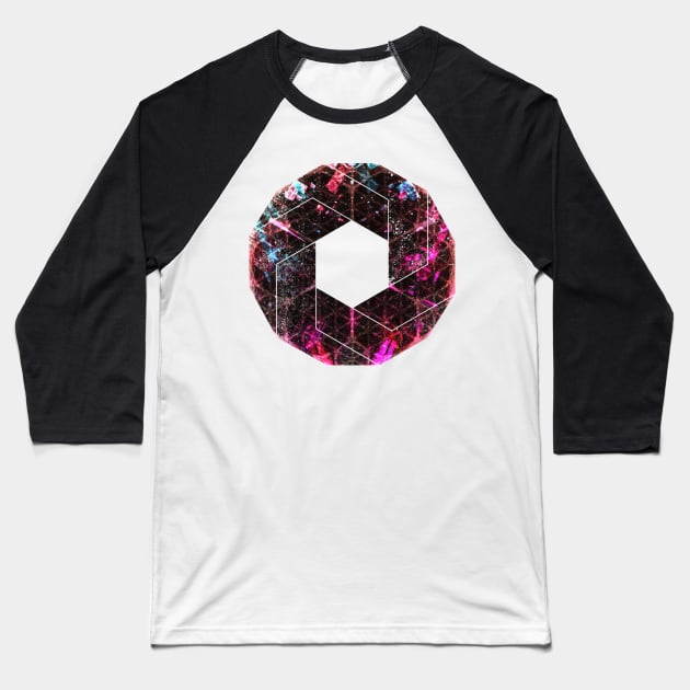 Geometric Wheel Baseball T-Shirt by Giftees